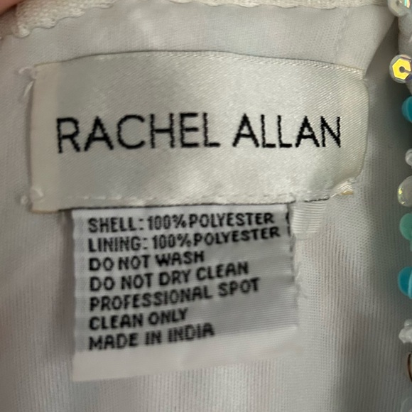 Rachel Allan like new , worn for 3 hours formal ,prom, size 6 , clean - Picture 5 of 7